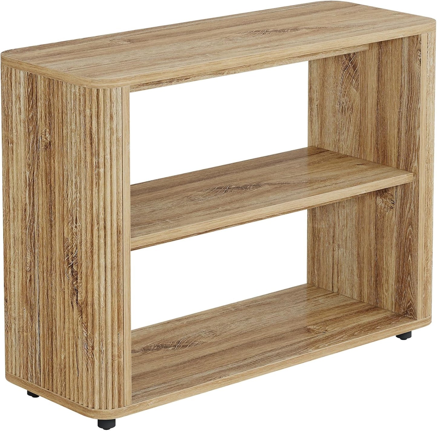 Storage Shelves / 3-Tier End Table / Natural