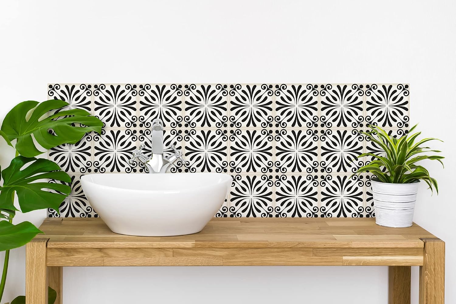 Peel & Stick Decals / 5 x 5 / Victoria / Black