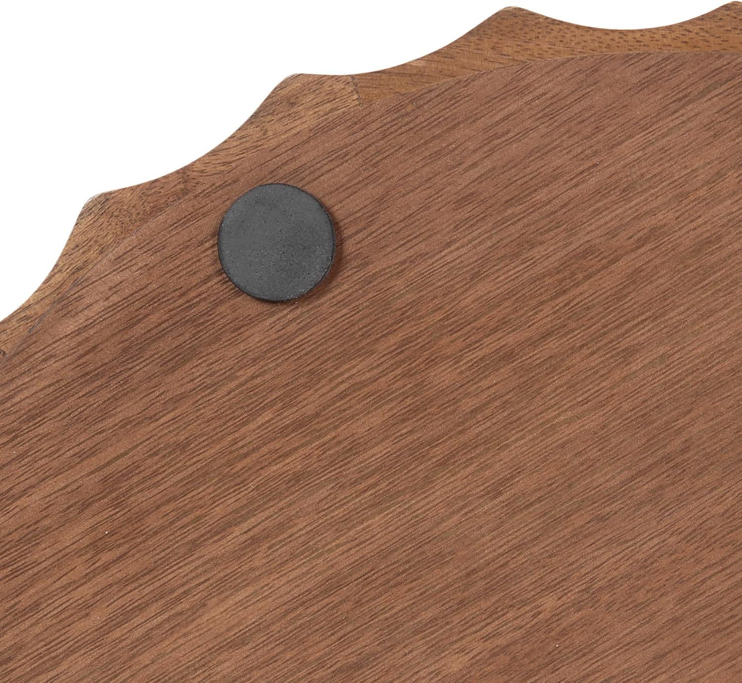 Lissi Decorative Round Tray / Walnut Brown / 15 Inch
