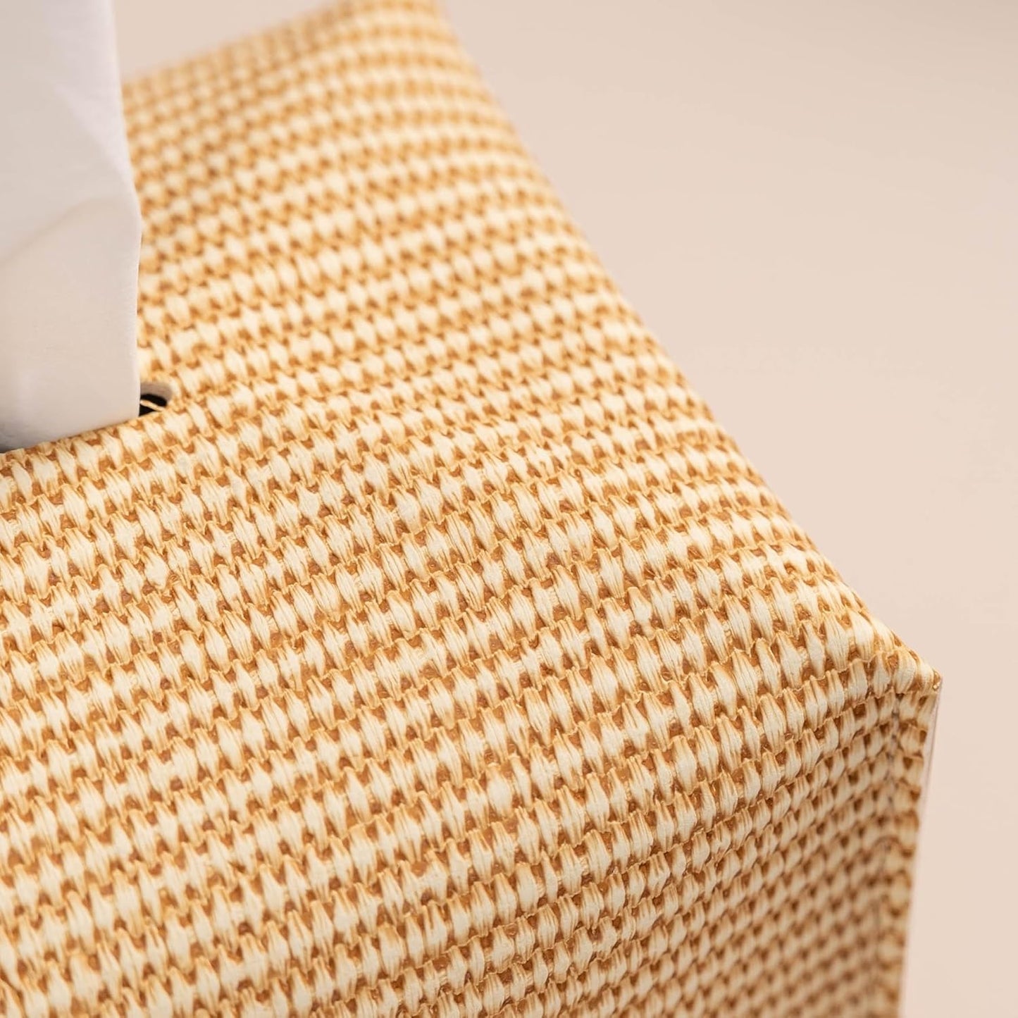 Aesthetic Rectangle Tissue Box Cover / Standard / Rattan Textured