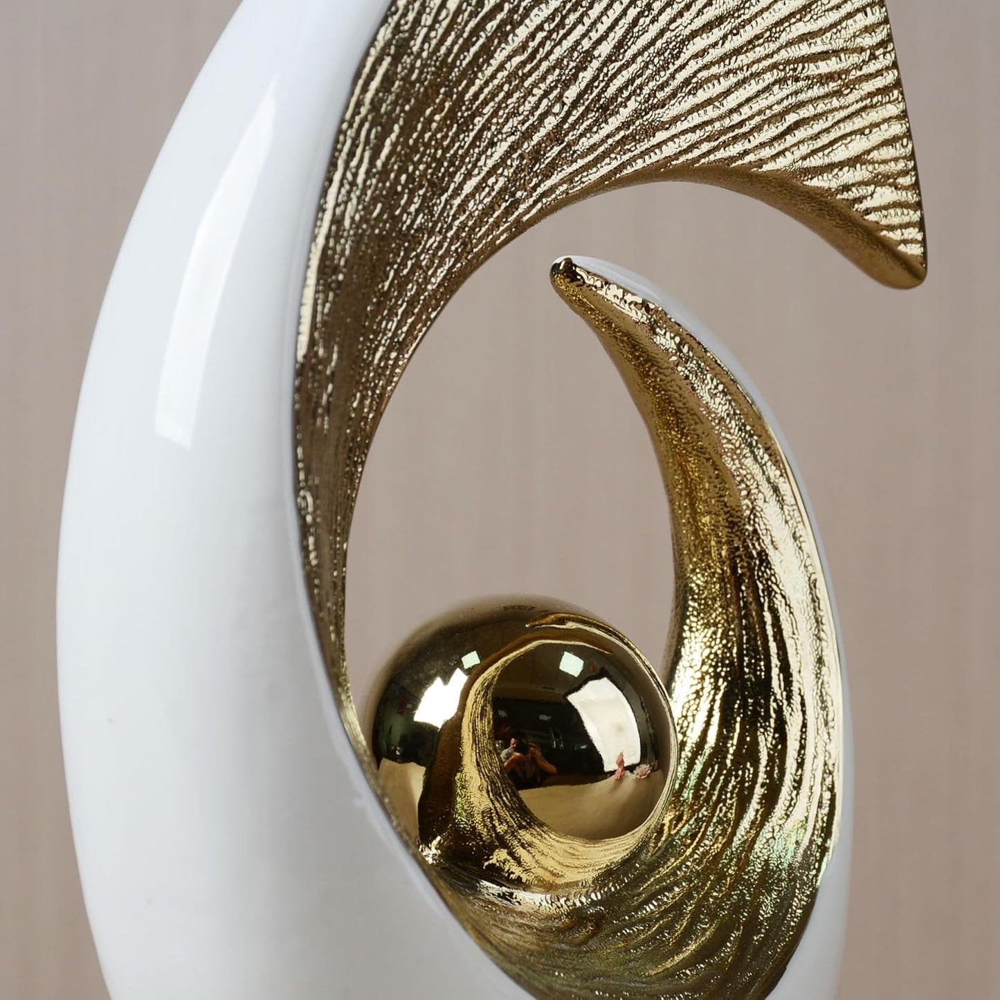 Abstract Statue Figurine Modern Art Sculpture Home Decor Ceramic Ornament Gift for Living Dining