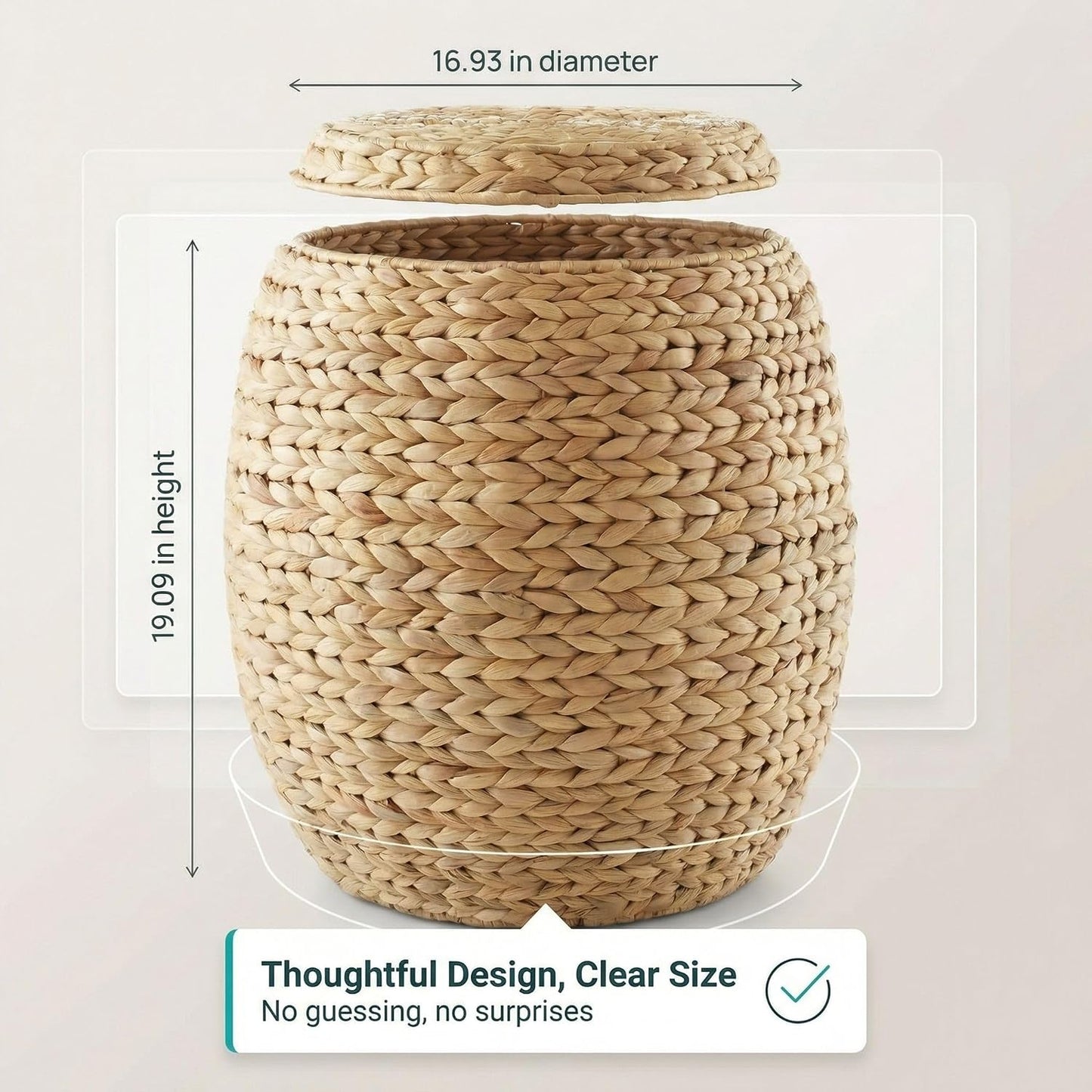 Multipurpose Woven Storage Basket / Natural