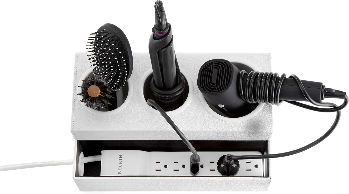 J JACKCUBE DESIGN Hair Tool Organizer Dryer Holder Hair Styling Accessories Organizer Bathroom Storage Countertop with