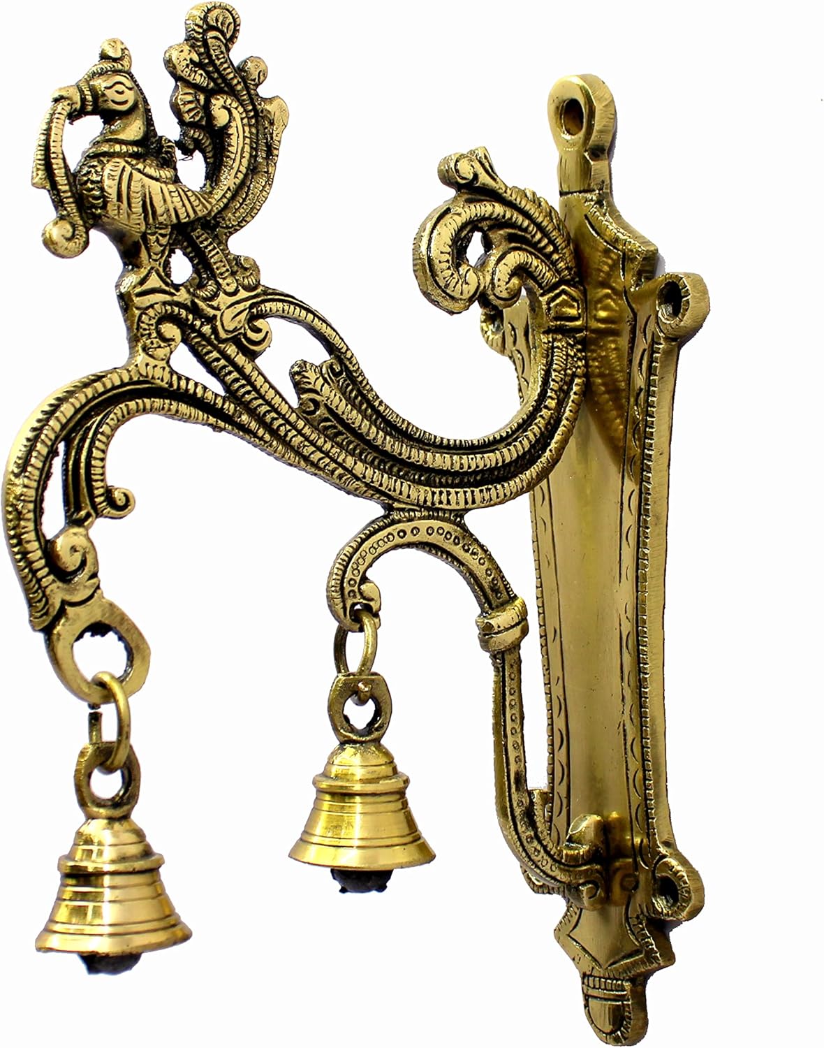 Brass Wall Bracket Wall Hanger for Hanging Diya Lamp / 8.5" Inches