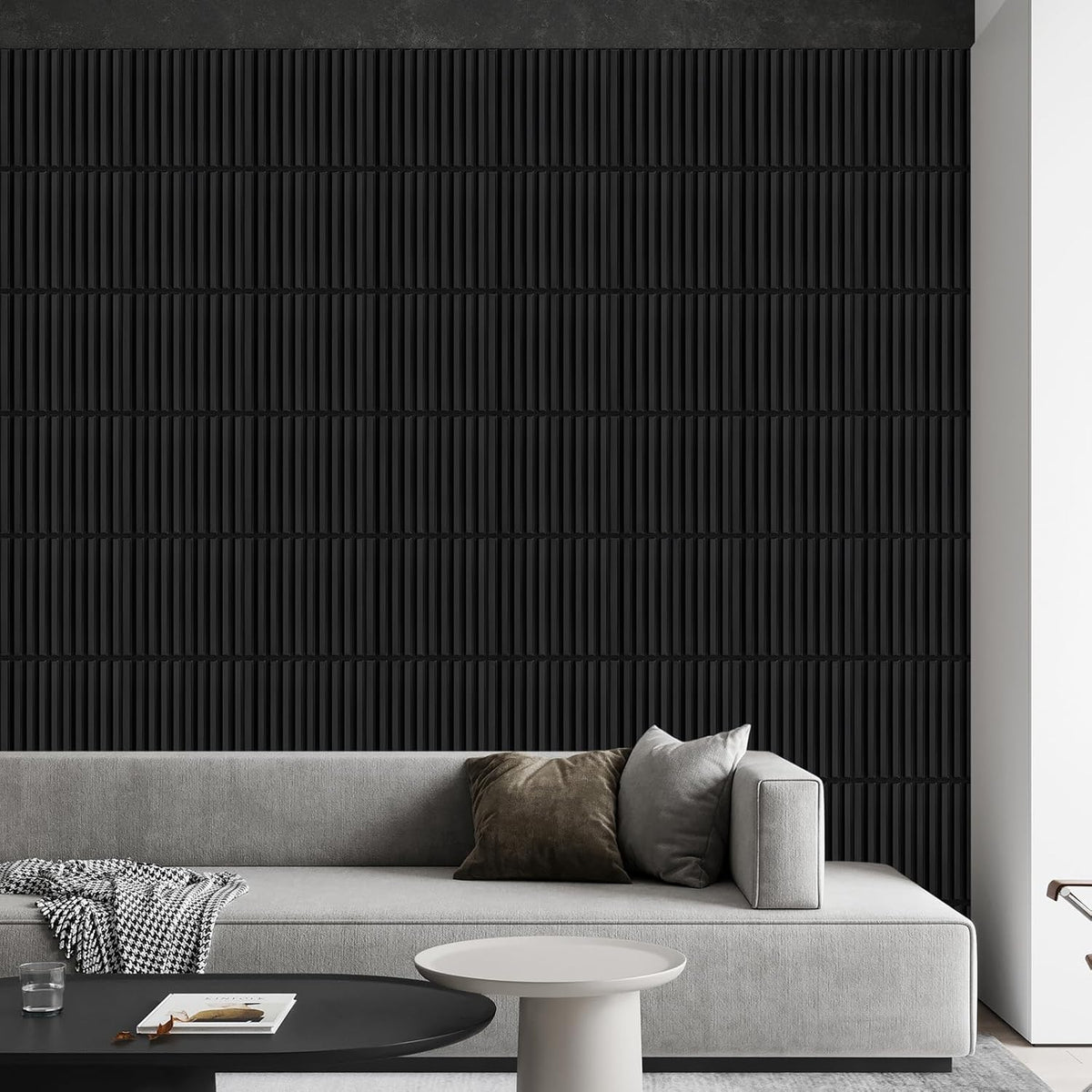 Heikki 30 Pack 3D Wall Panel for Interior Wall Décor, PVC Flower Textured Wall Panels for Living Room Bedroom Hotel