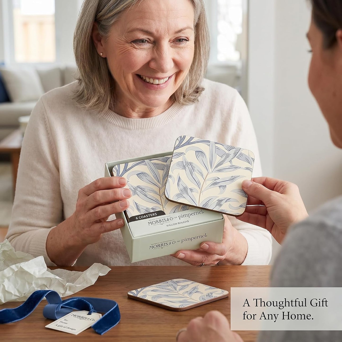 Heat-Safe Drinkware Mats / Blue / Set of 6