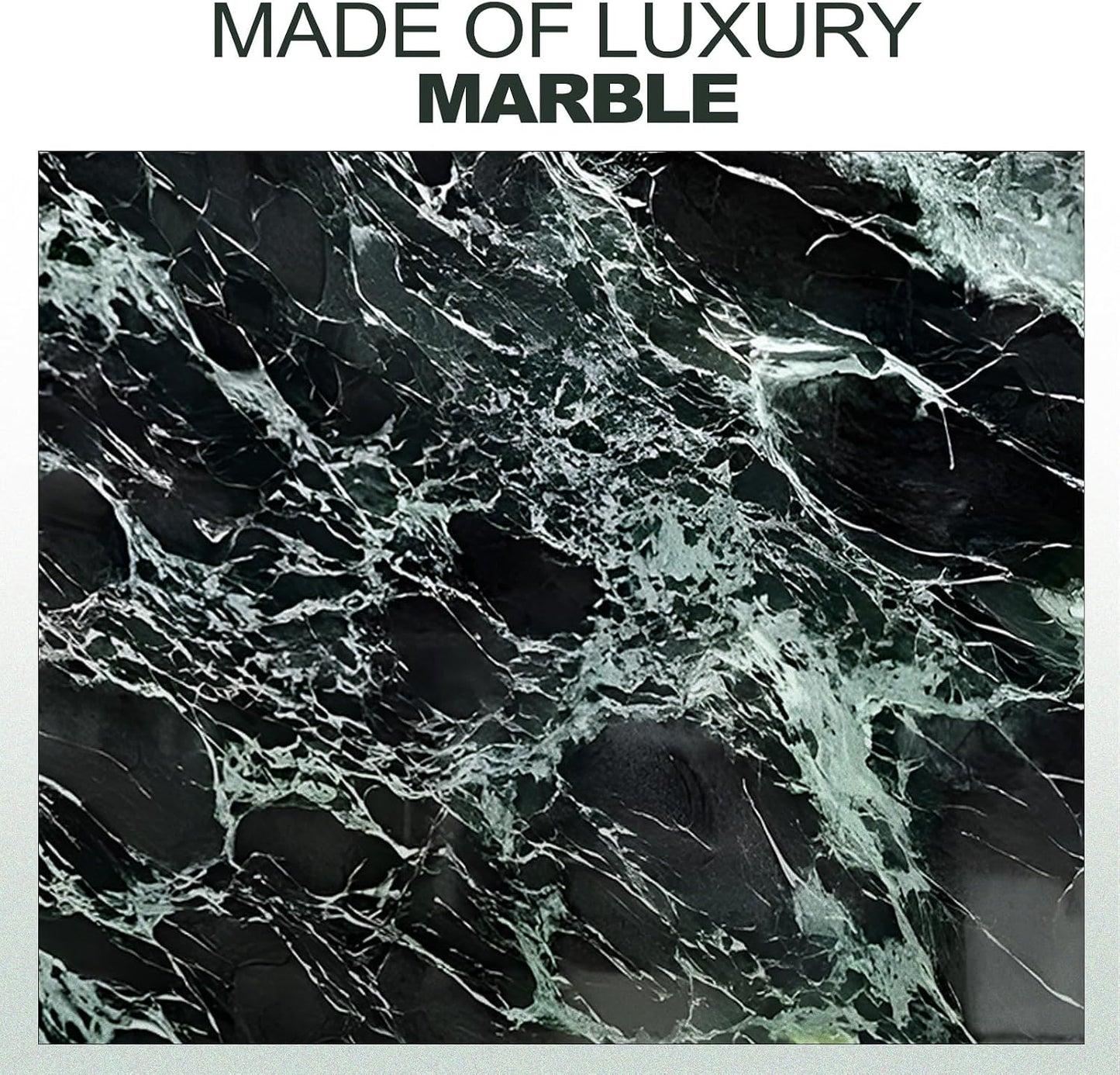 Natural Marble Tray / Indian Green / 12 x 8 x 0.8