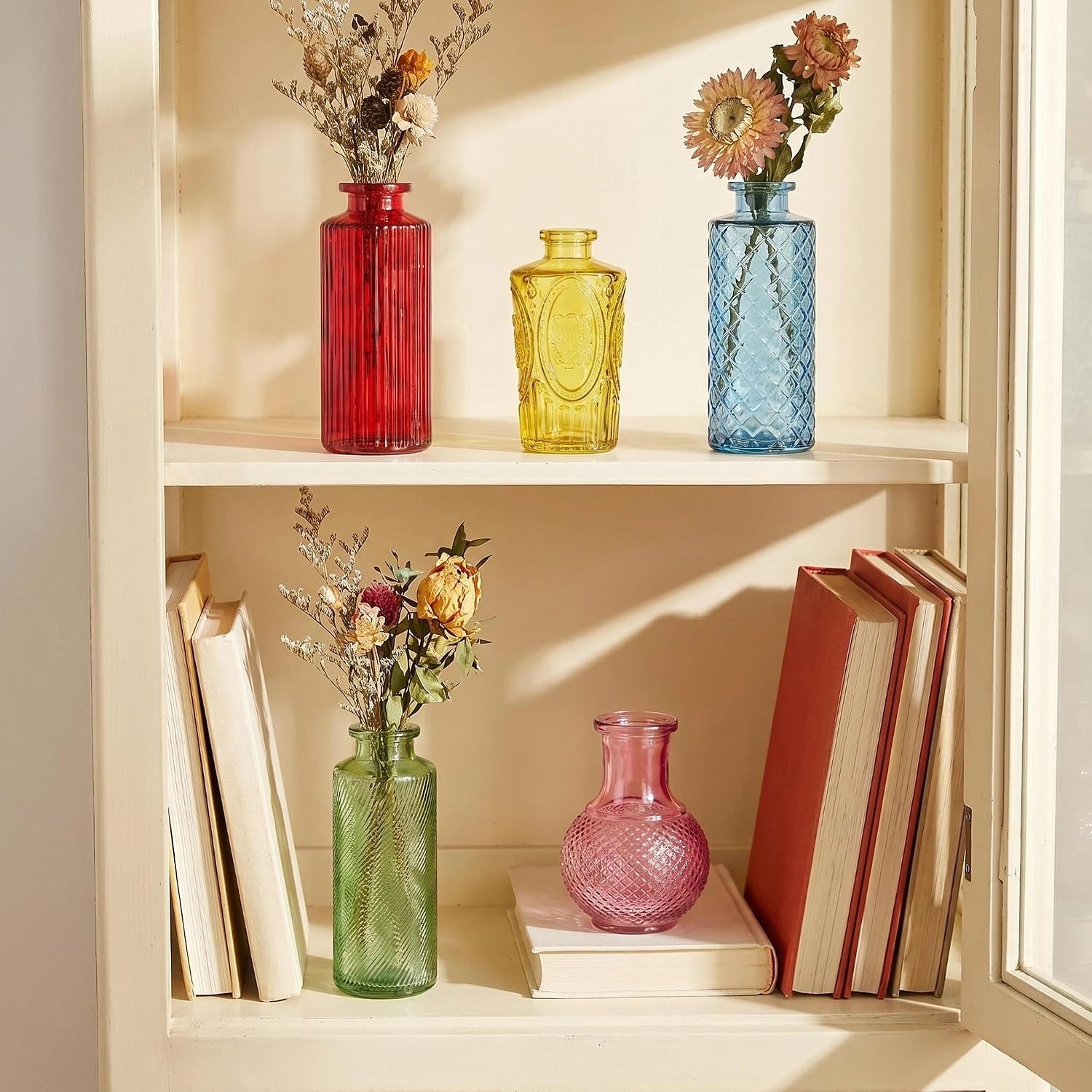 Bud Vases for Flowers / Colorful / Set of 24