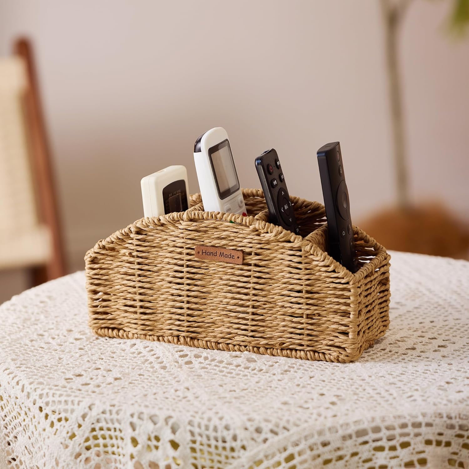 Boho Desk Organizer / Natural