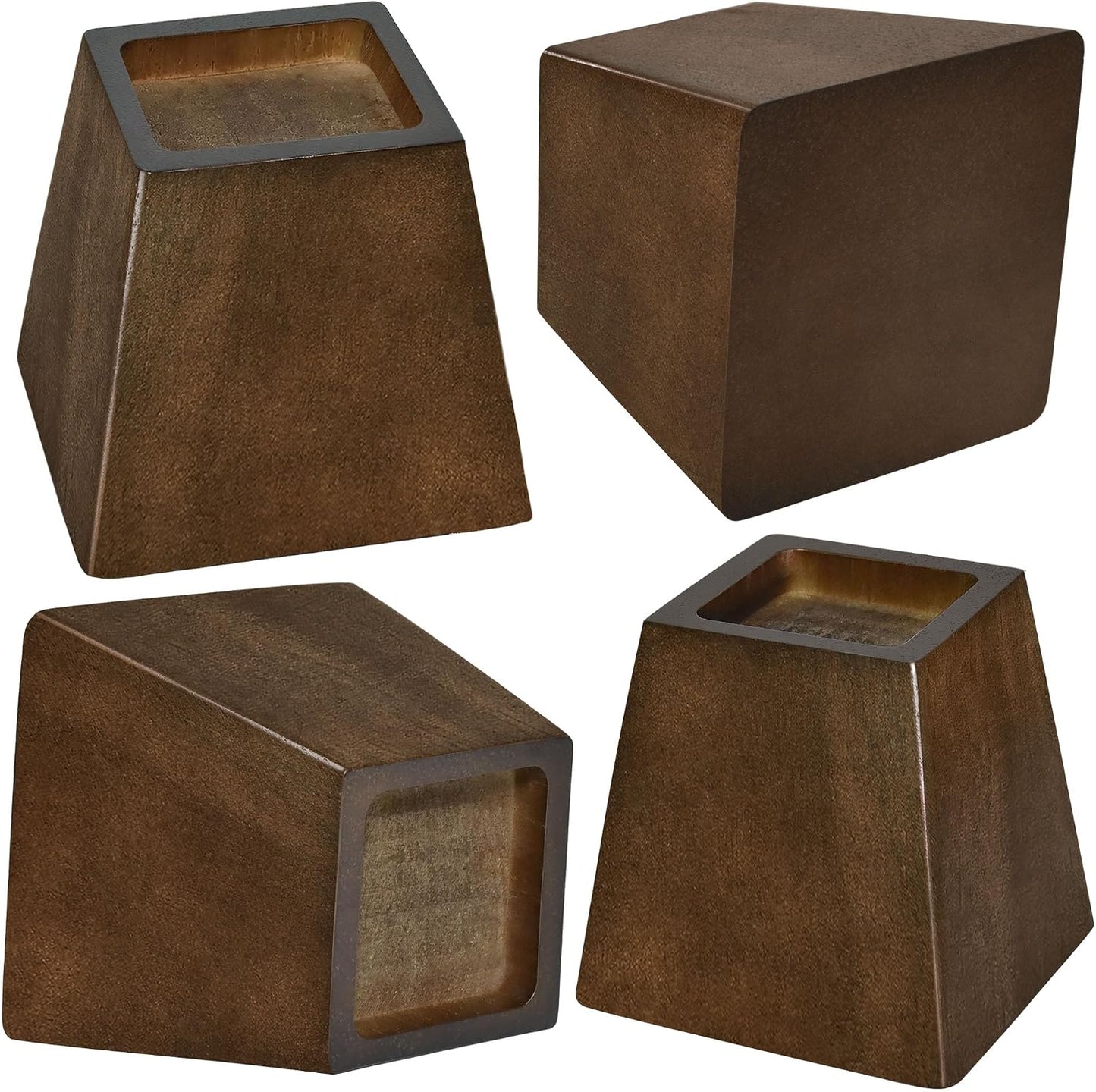 Wood Bed Risers (3 inch Pyramid)
