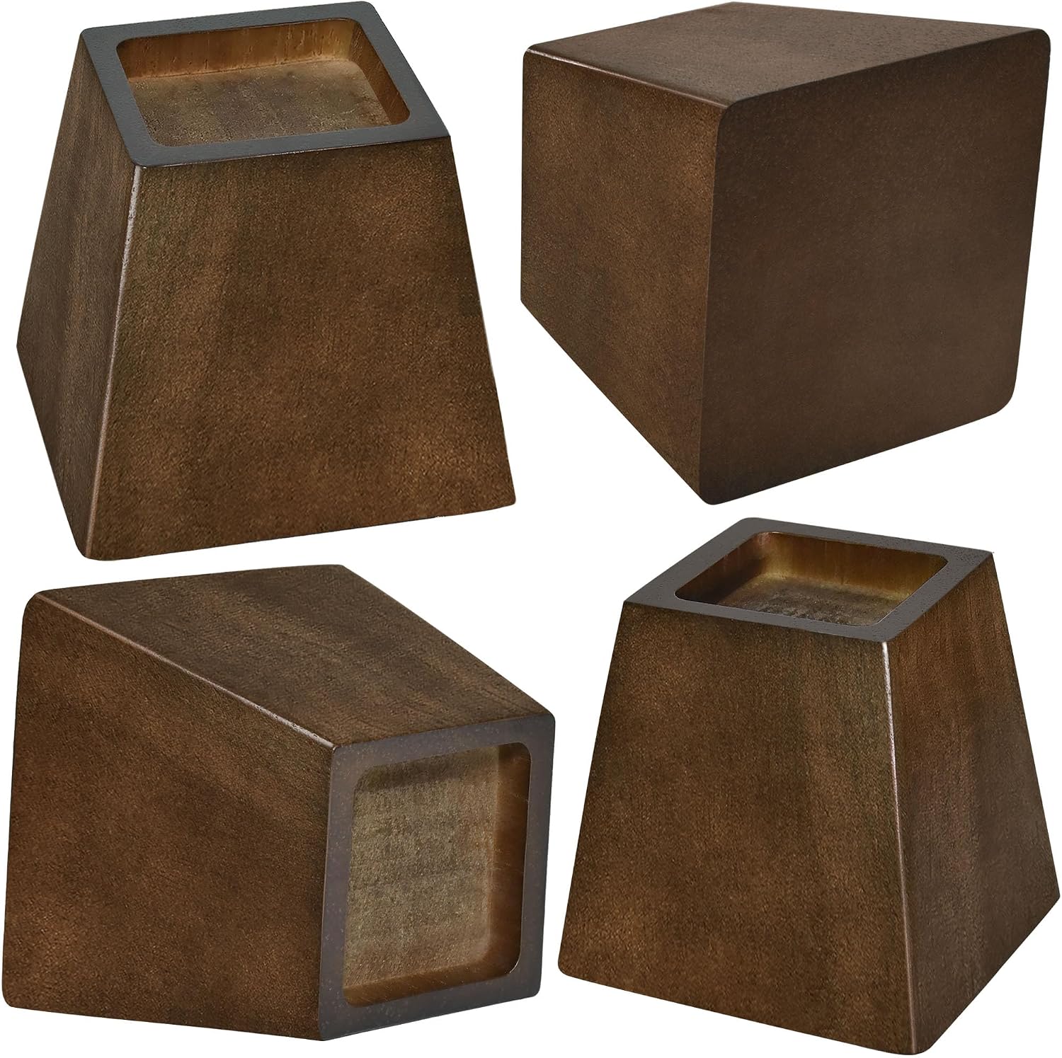 Wood Bed Risers (3 inch Pyramid)