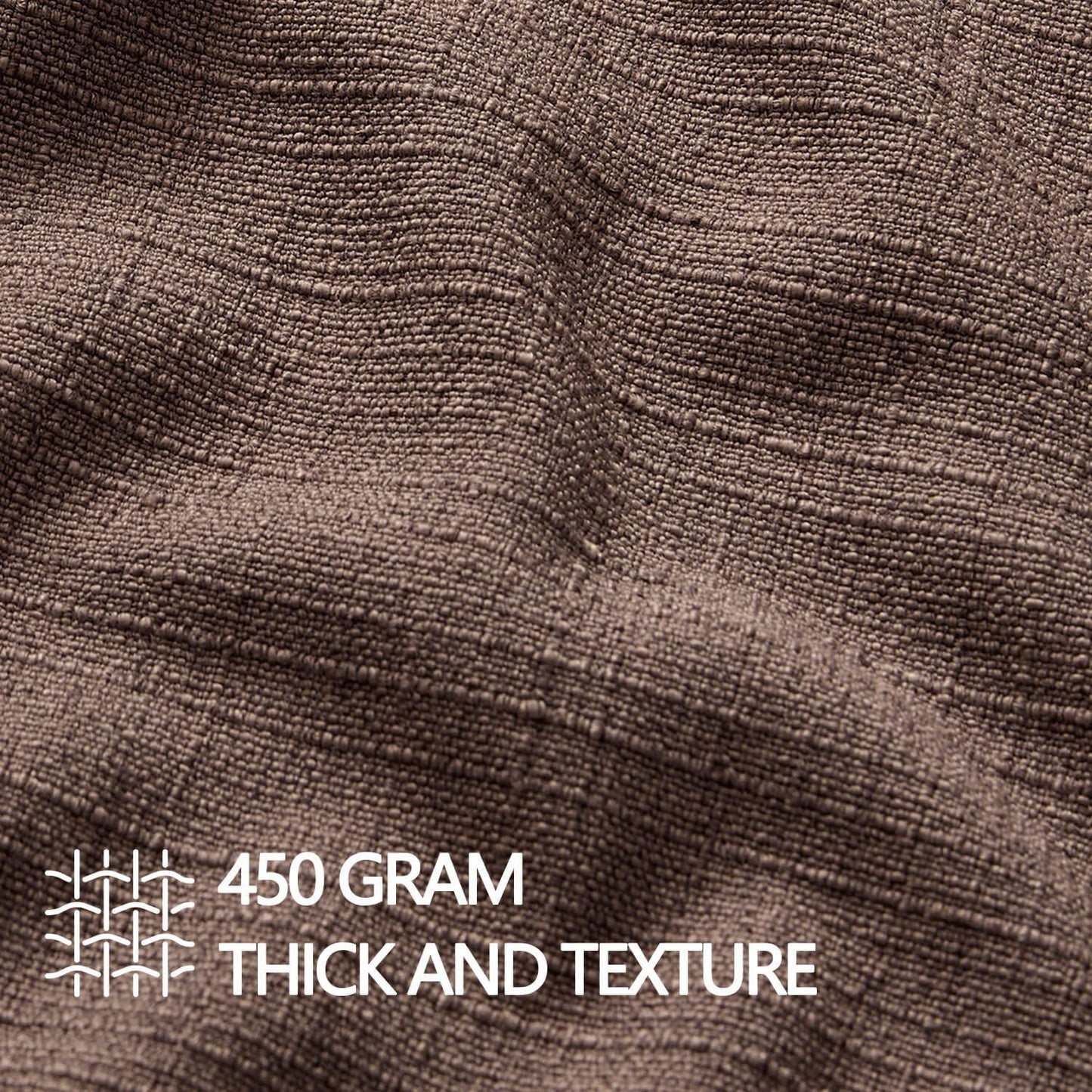 Decorative Pillow Covers / 18 x 18 / Dark Brown / Set of 2
