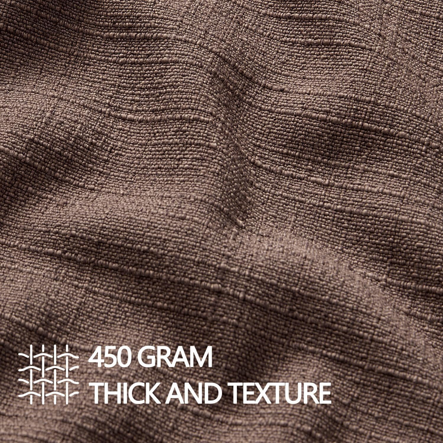 Decorative Pillow Covers / 18 x 18 / Dark Brown / Set of 2