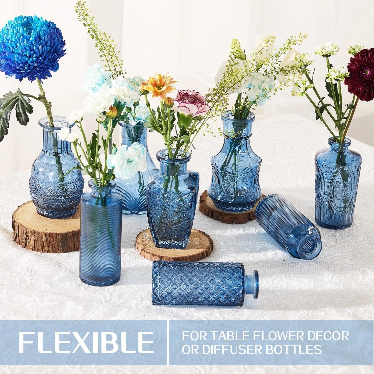 Bud Vases for Flowers / Clear