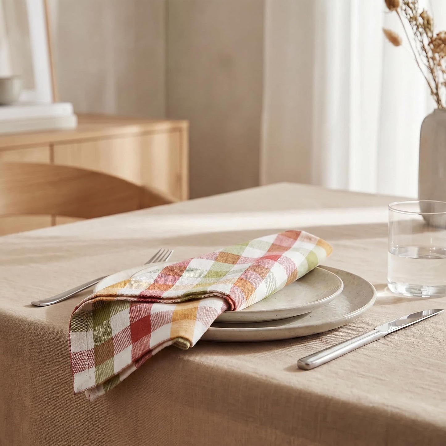 Urban Villa Cloth Napkins Cotton 20x20 (Set of 12) Harvest