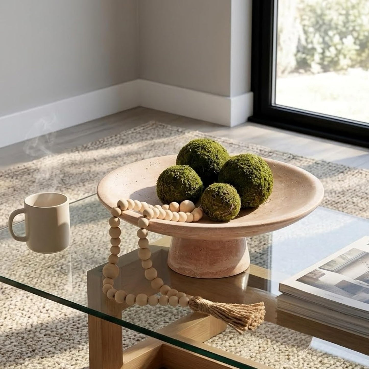Travertine Fruit Bowl / Travertine Beige