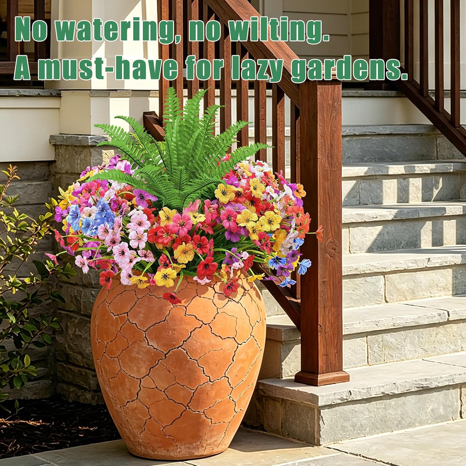 Artificial Flowers / UV Resistant fake Plants Flowers Bundles