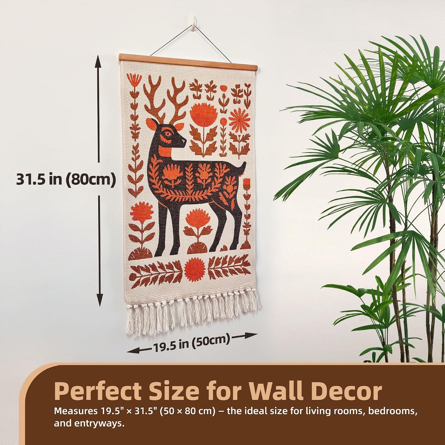 Cotton Woven Tapestry / 19.5 x 31.5 / Set of 14