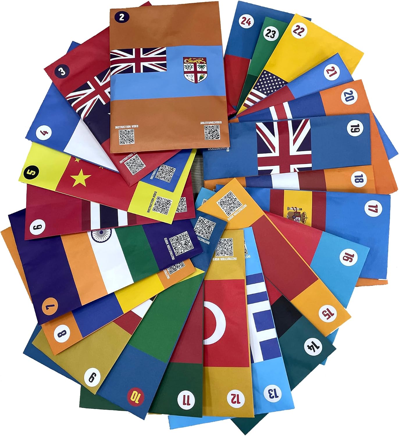 My World Advent Calendar - visit 24 countries, explore different cultures, create original Arts & Crafts from each