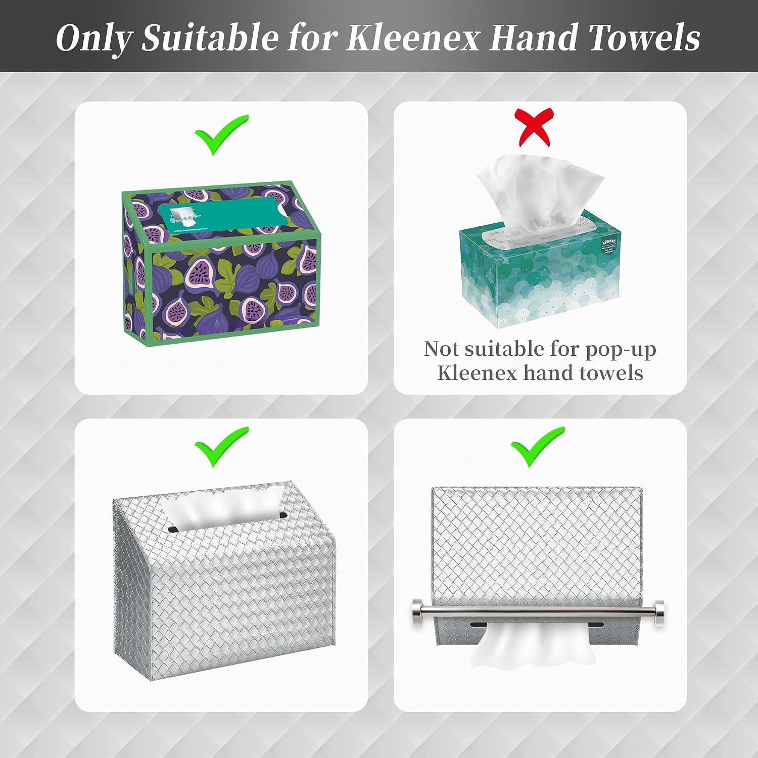 Versatile for Countertops and Towel Racks / Silver