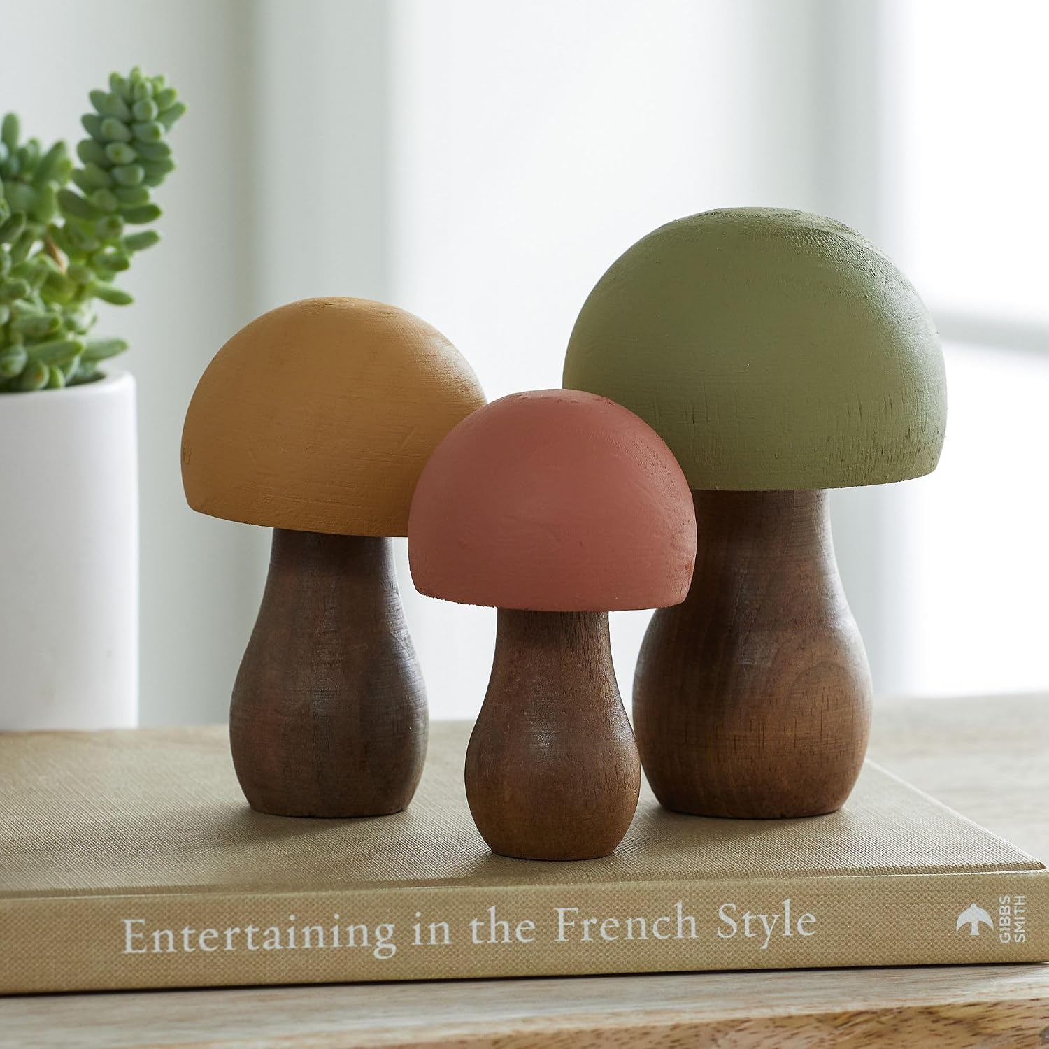 charming nature inspired gift / Woodland 3 / Yellow / Set of 3