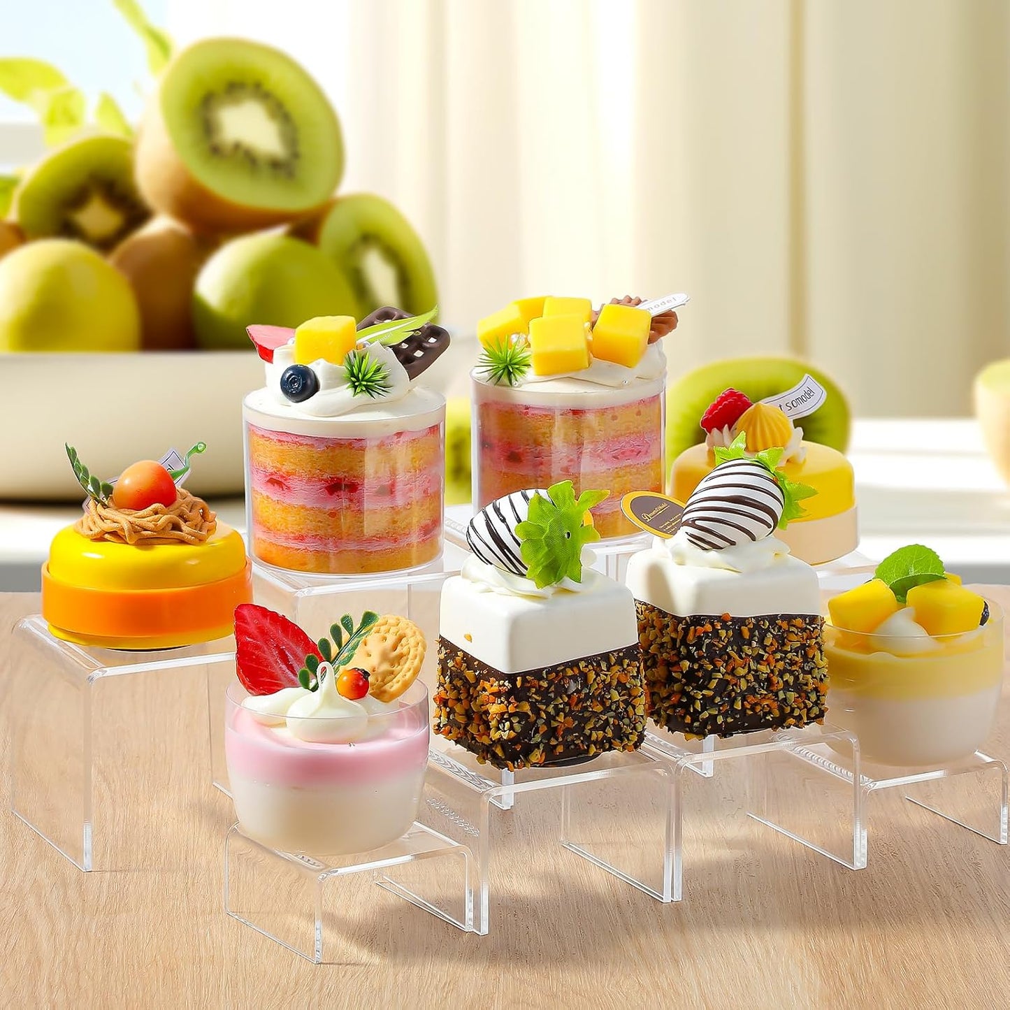 Product Stand / Cupcakes Holder Dessert Transparent / Clear / Set of 20