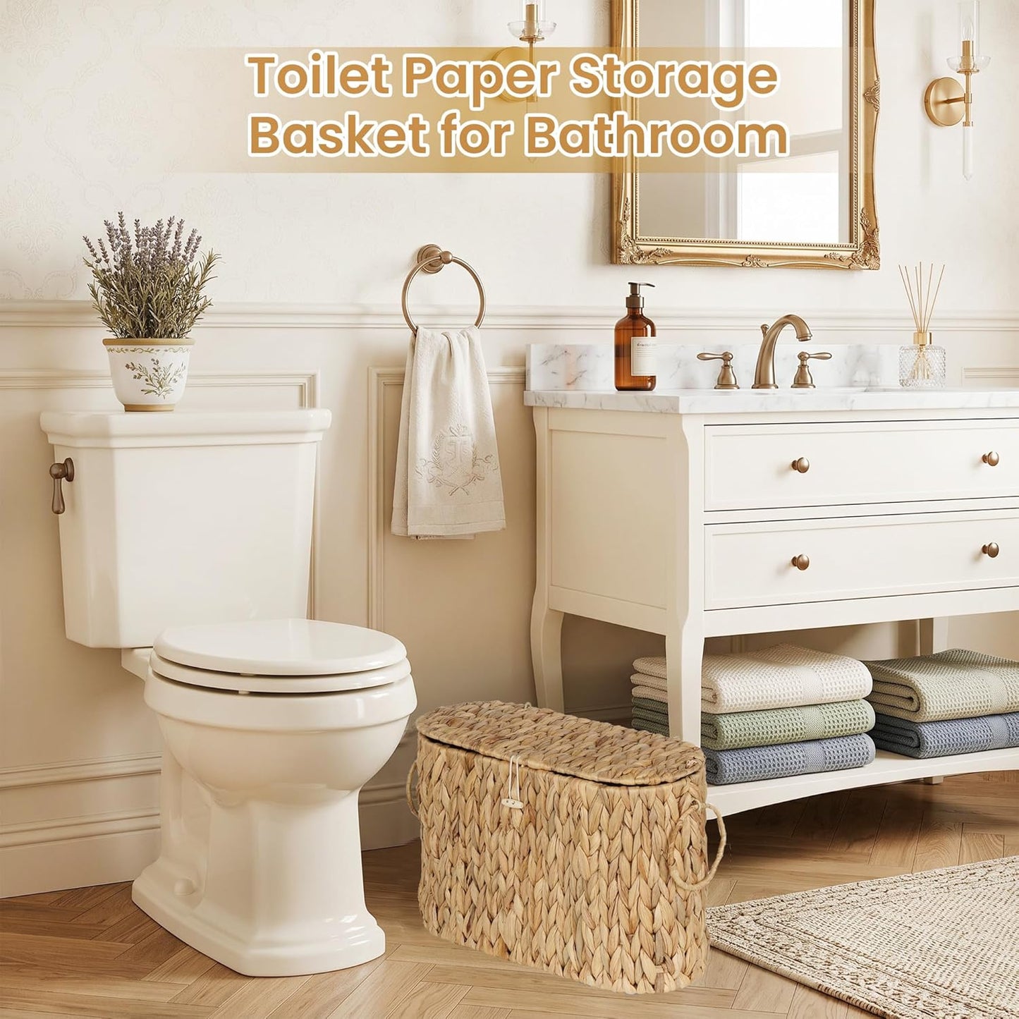 Toilet Paper Storage Basket / Natural