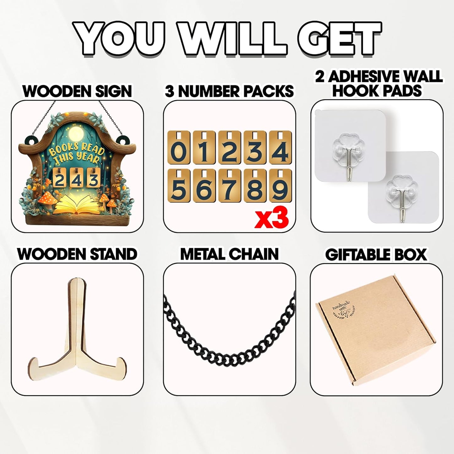 Personalized Book Tracker / Book Tracker 12