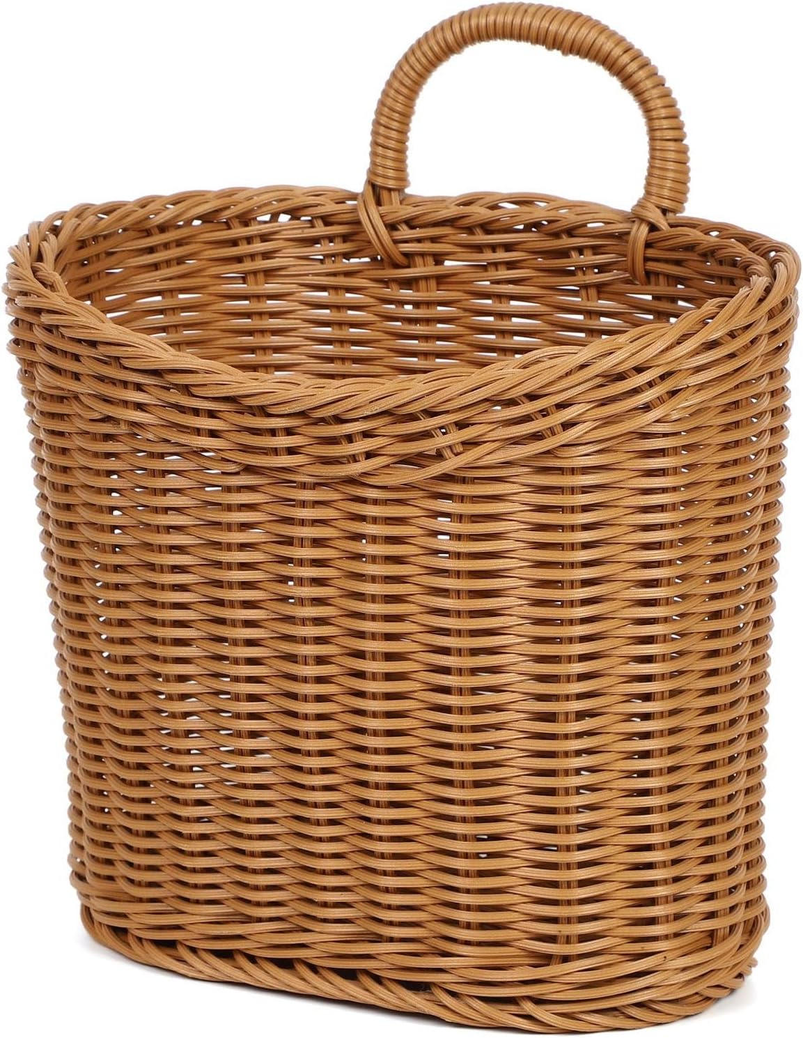 Handmade Rattan Hanging Wall Baskets / A