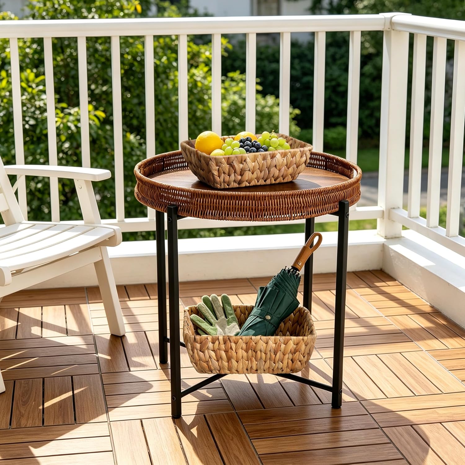 Wicker Baskets for Organizing / Small / Set of 2