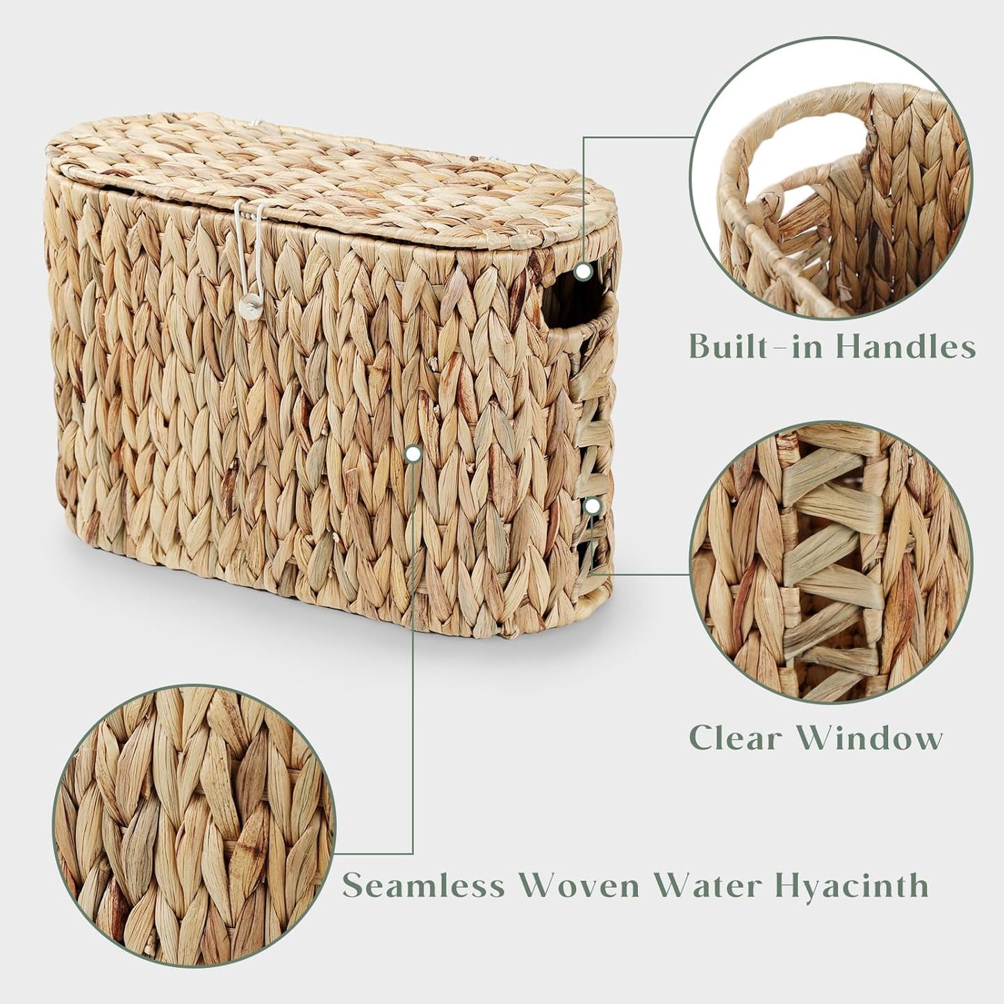 Papers Container for up to 6 Mega Rolls / 6 Rolls