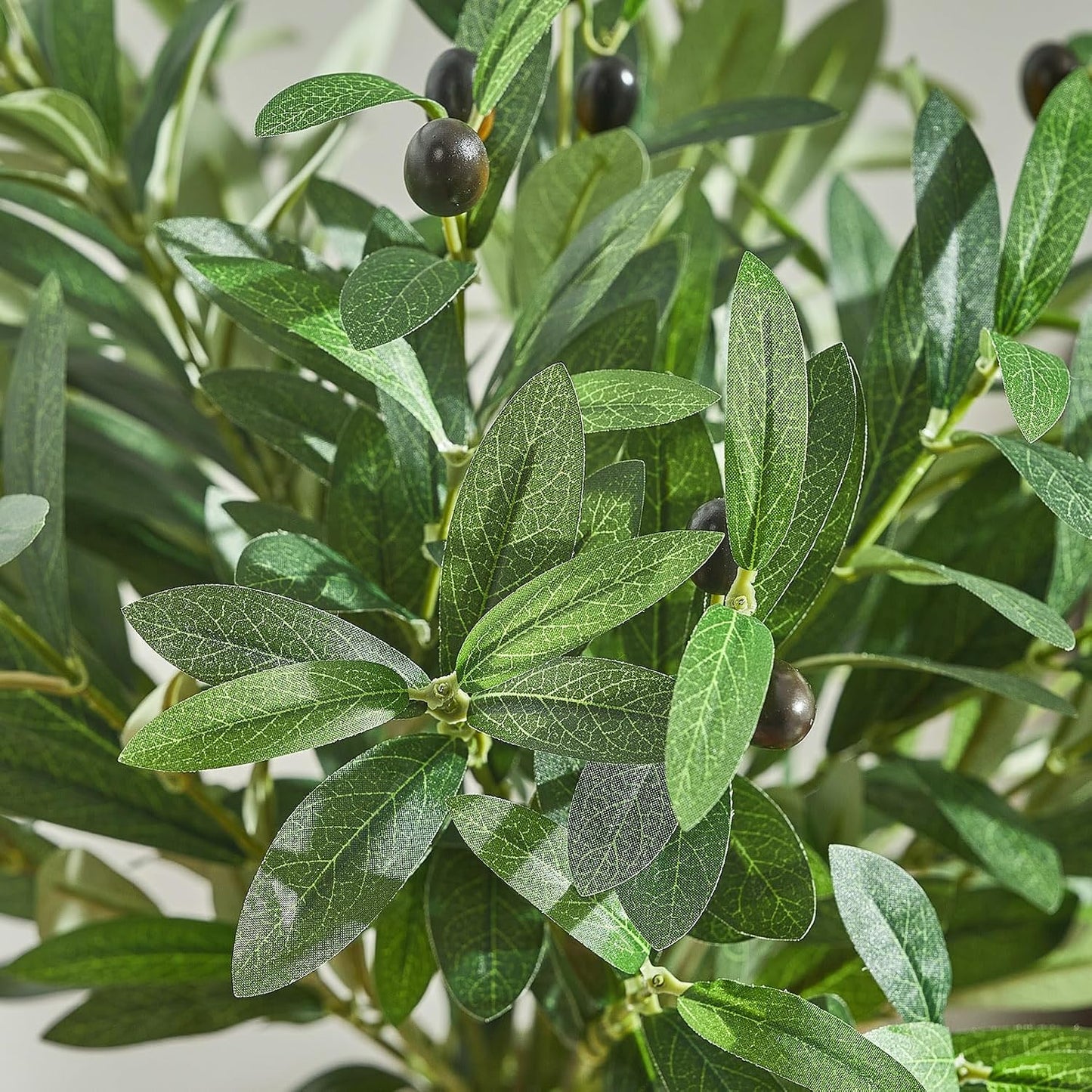 Olive Tree Branches Greenery Stems Artificial Plants Faux Olive Branch / Green / 18 Inch / Set of 18