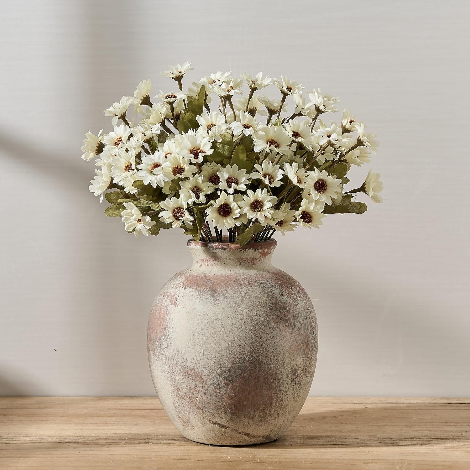 Ceramic Decorative Flower Vase / 1007-terra / 7.48 Inch