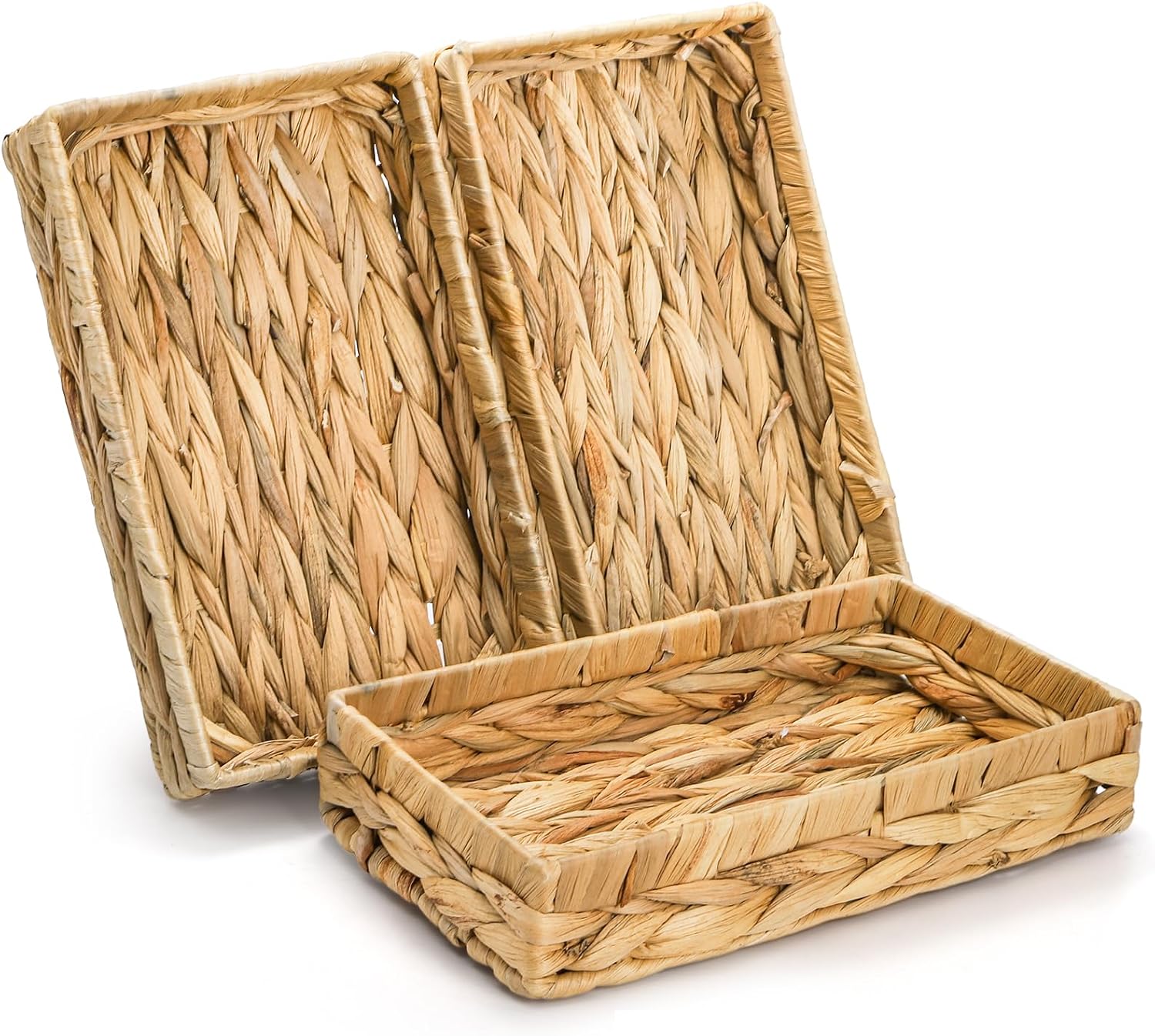 10" Rattan Vanity Trays