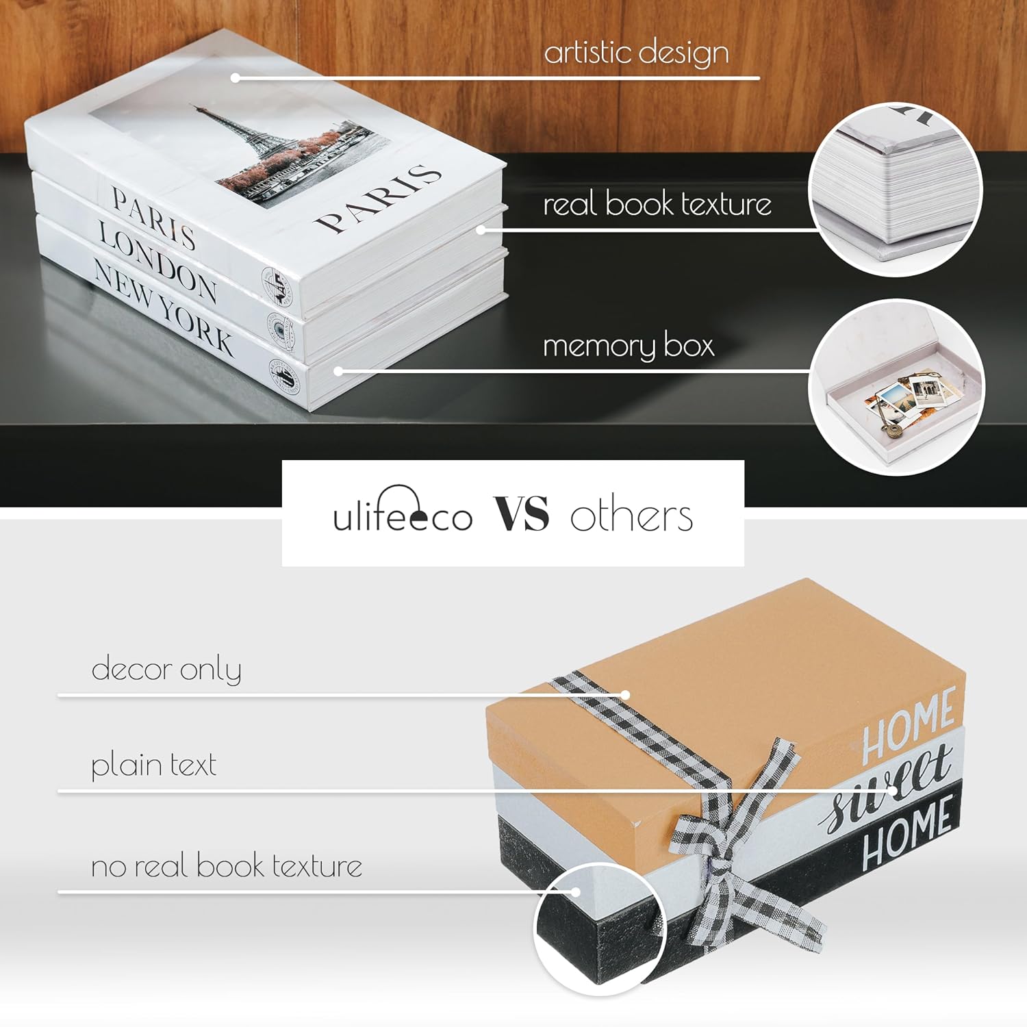Faux Books / Decorative Books / Set of 3