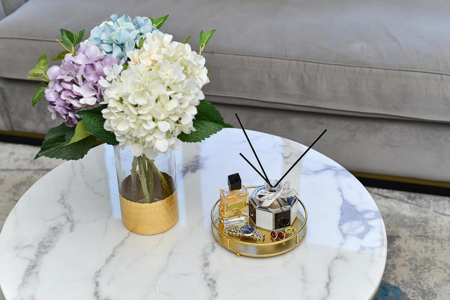 Candle / 8"small-gold / Set of 8