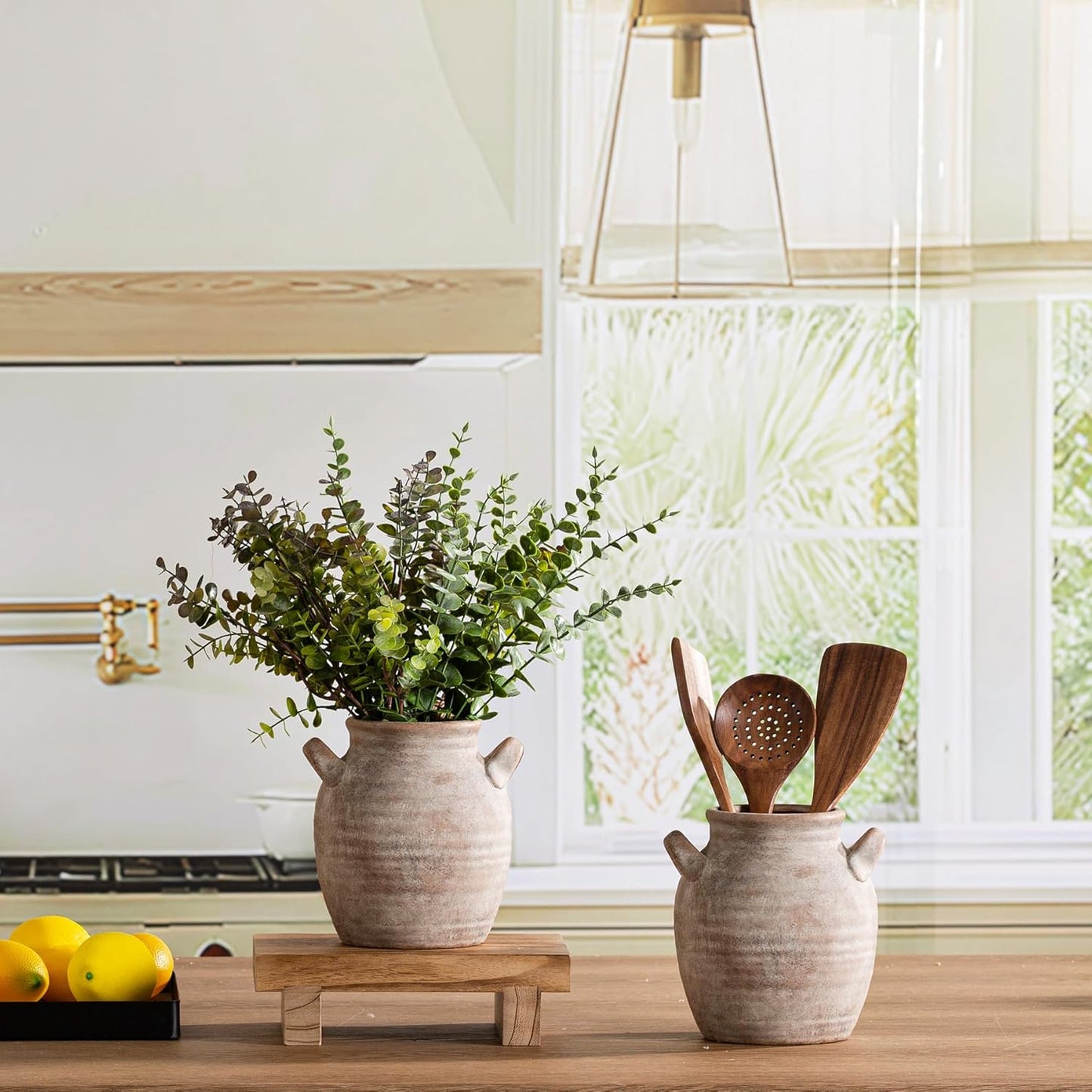 Farmhouse Table Vases / 7.1" Retro