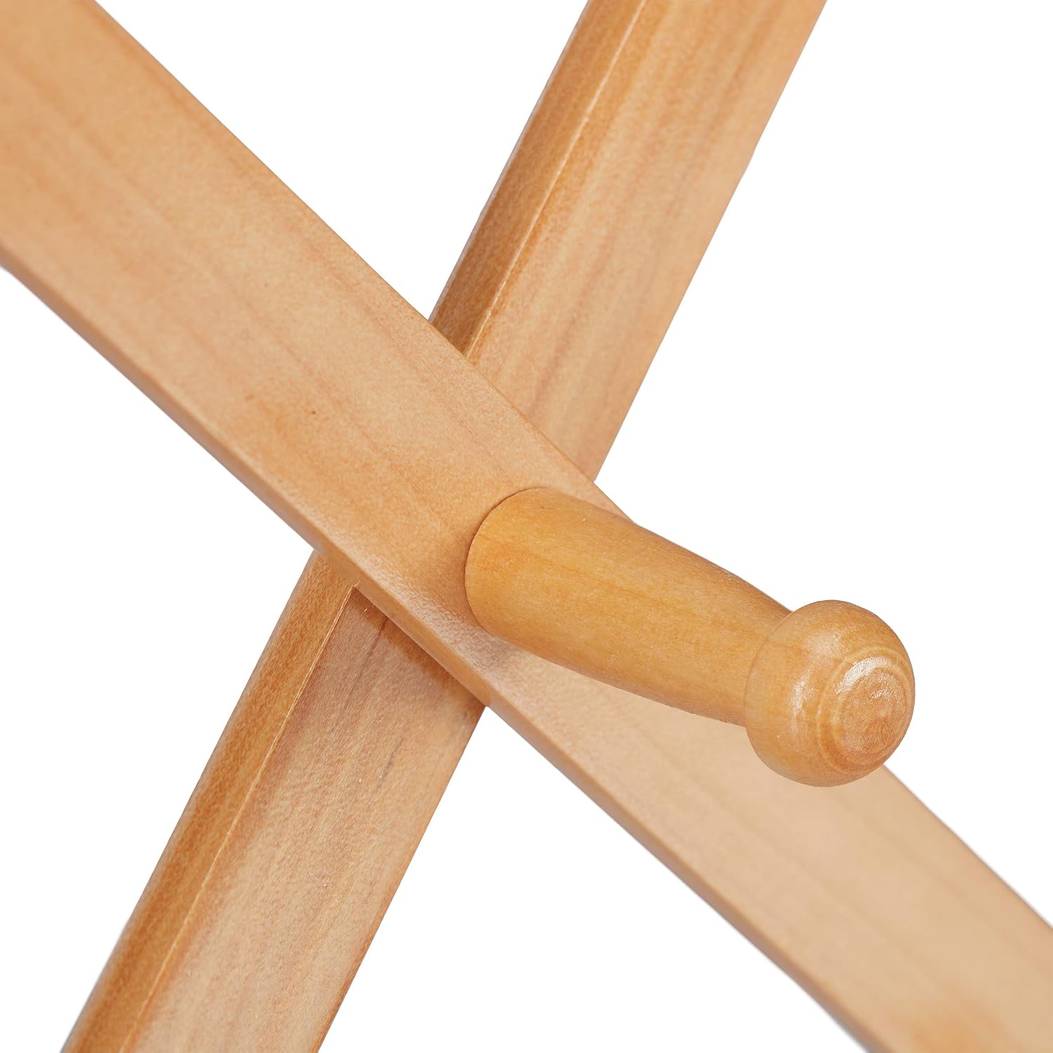 Relaxdays Wall-Mounted Coat Rack, Extendable Wardrobe, 10 Hooks, Stable, Wood, max. HWD: 5.5 x 87.5 x 7.5 cm, Natural