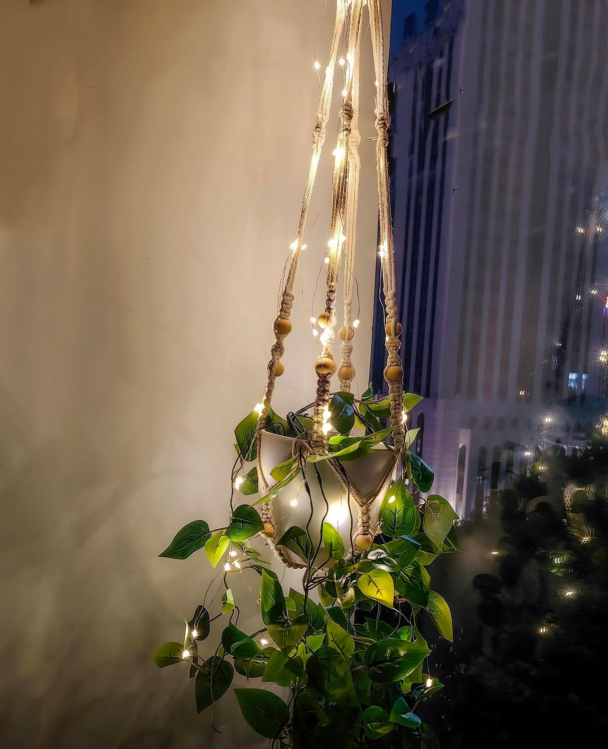 Fake Vines Faux Hanging Planter / Fake Plants NO LED