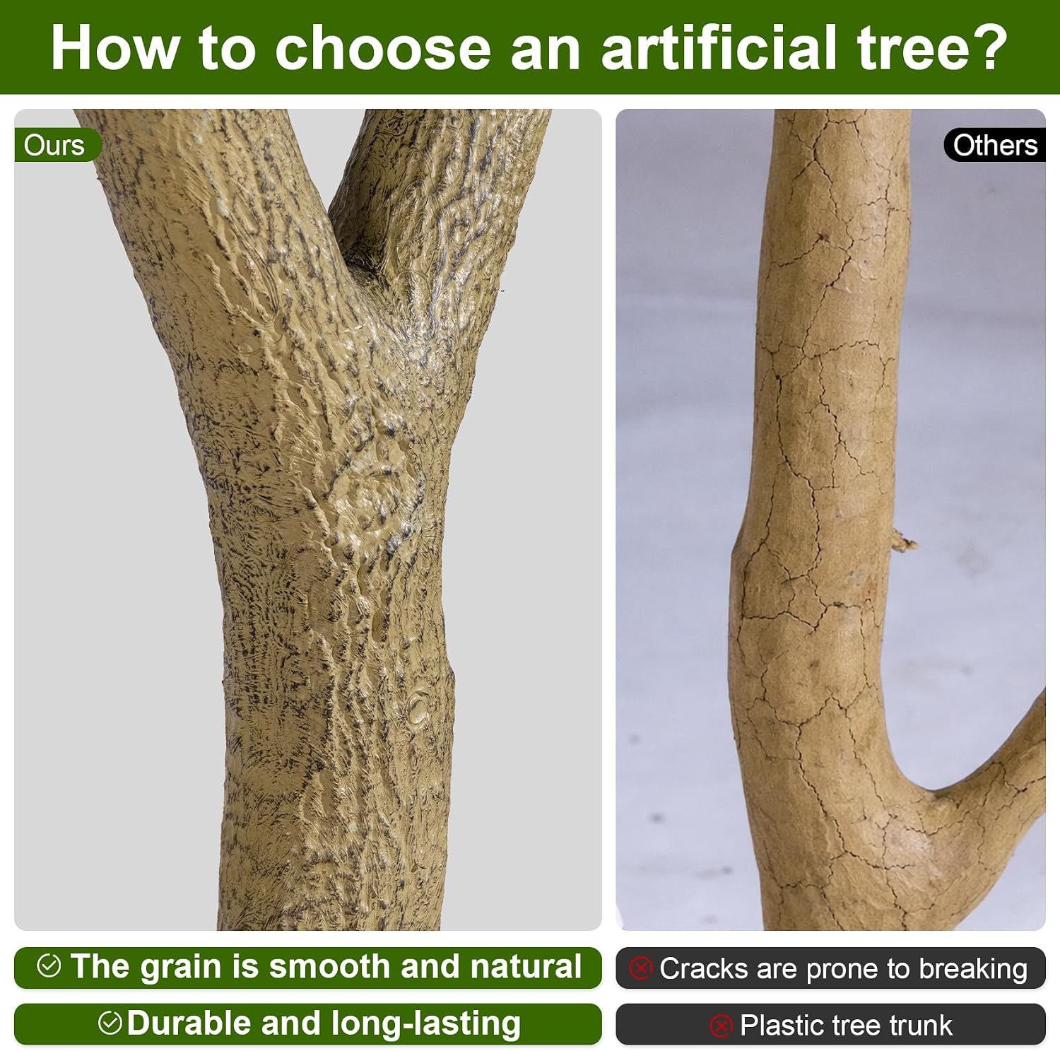 Large Faux Olive Tree Tall Artificial Trees / 7ft