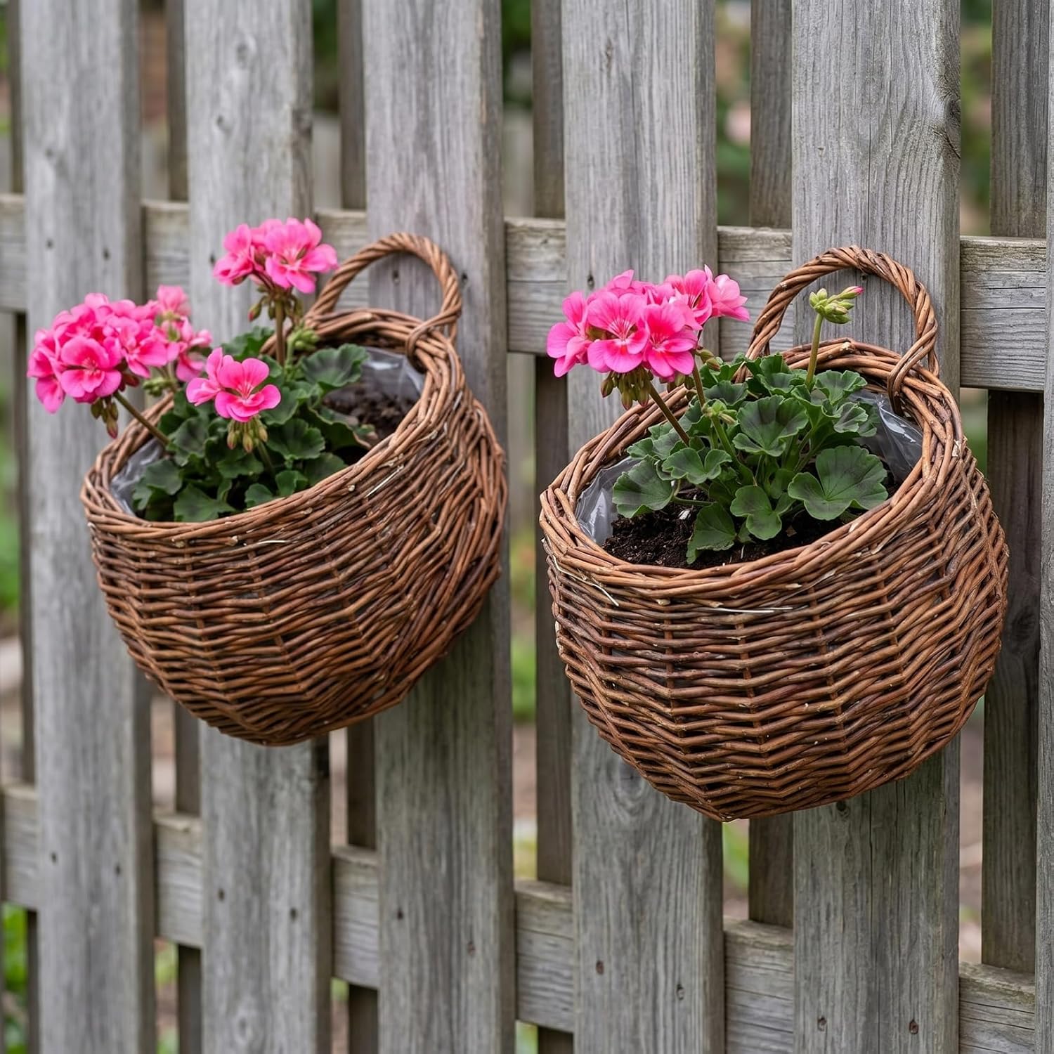Woven Hanging Basket / Set of 2