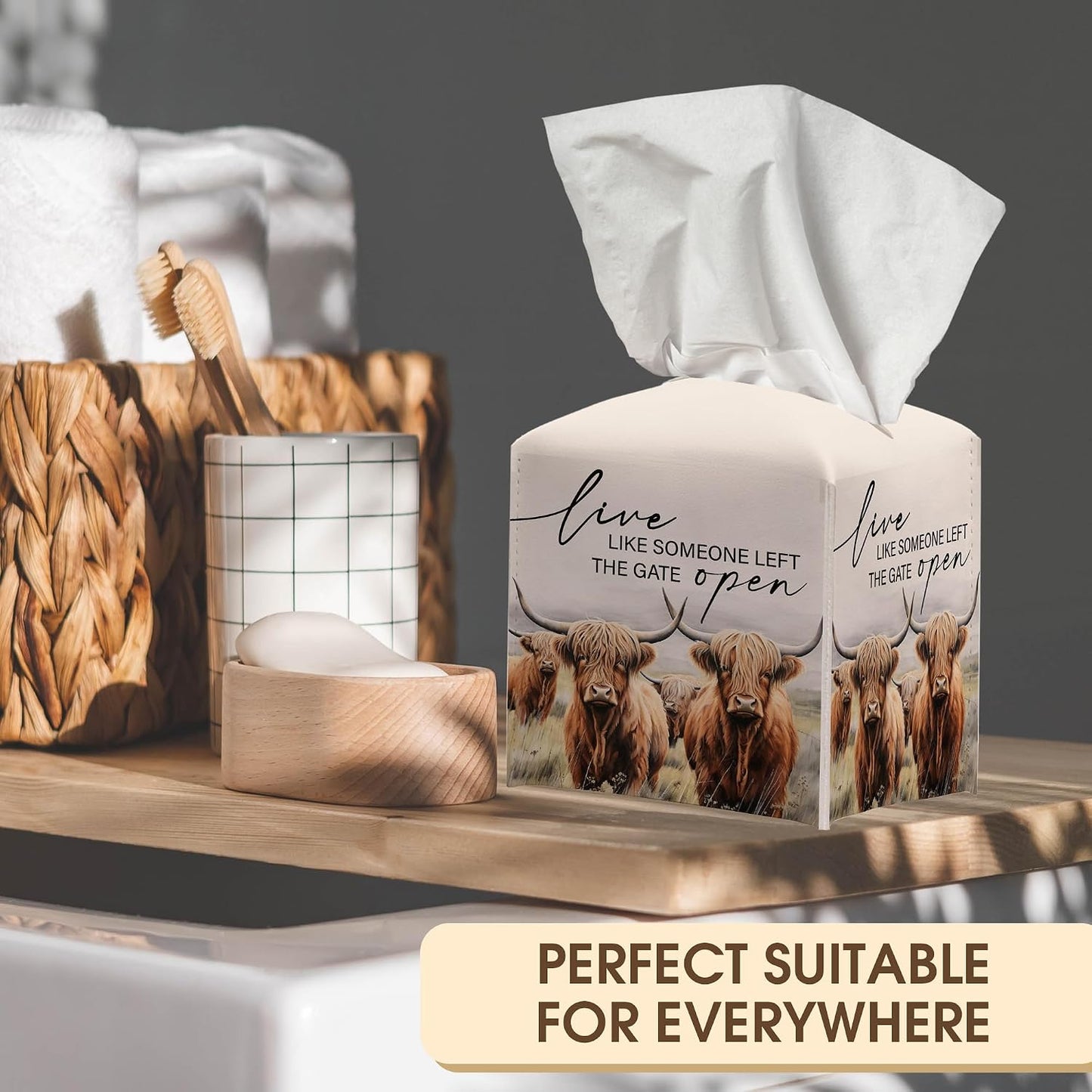Tissue Box Cover Holder