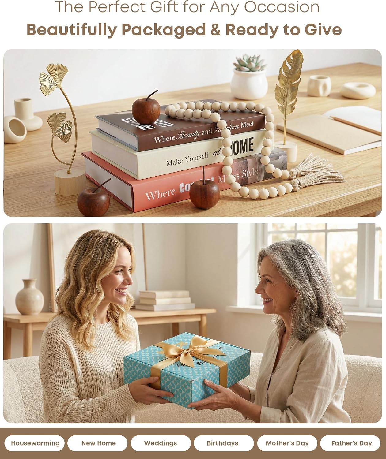 3 Faux Books / Decorative Books