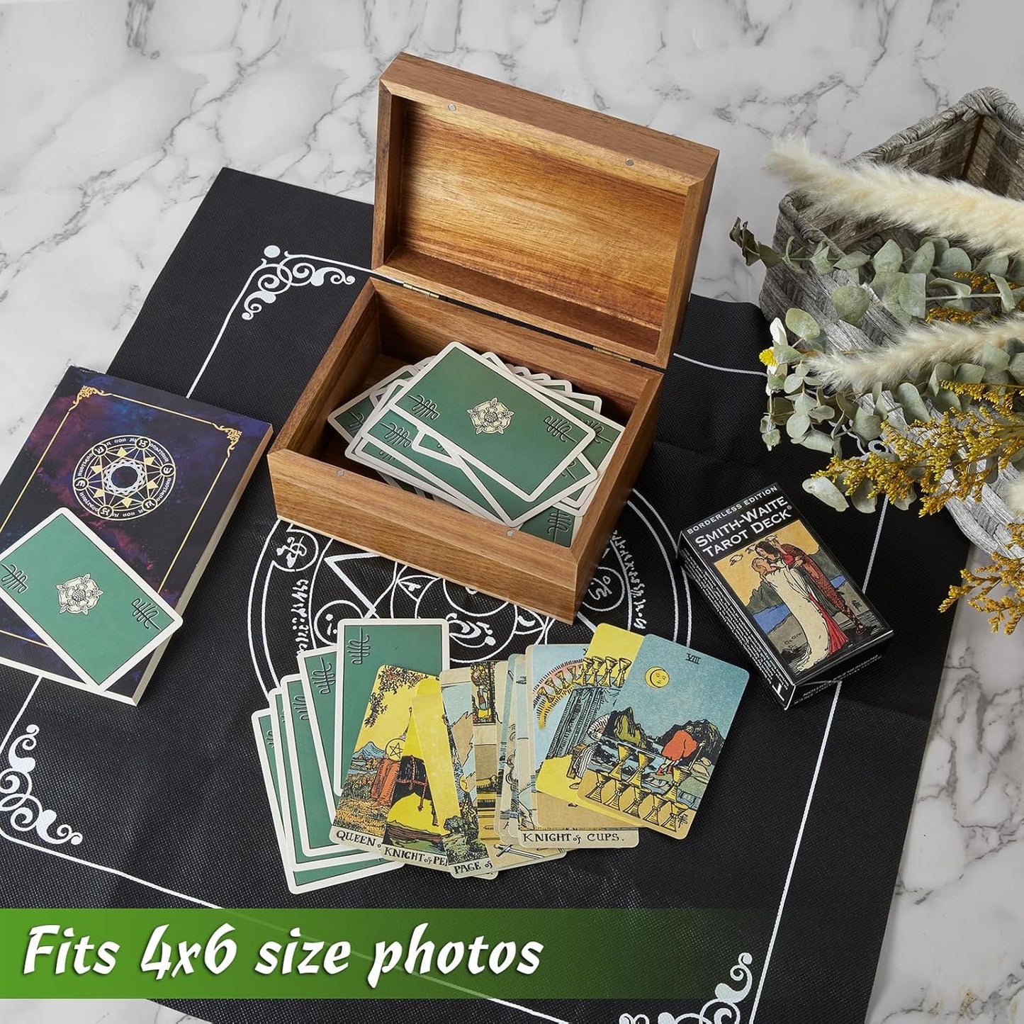 Wood Memory Box / Acacia / Small / 3 x 5