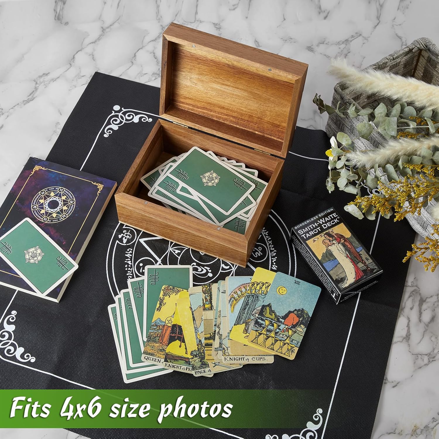 Wood Memory Box / Acacia / Small / 3 x 5
