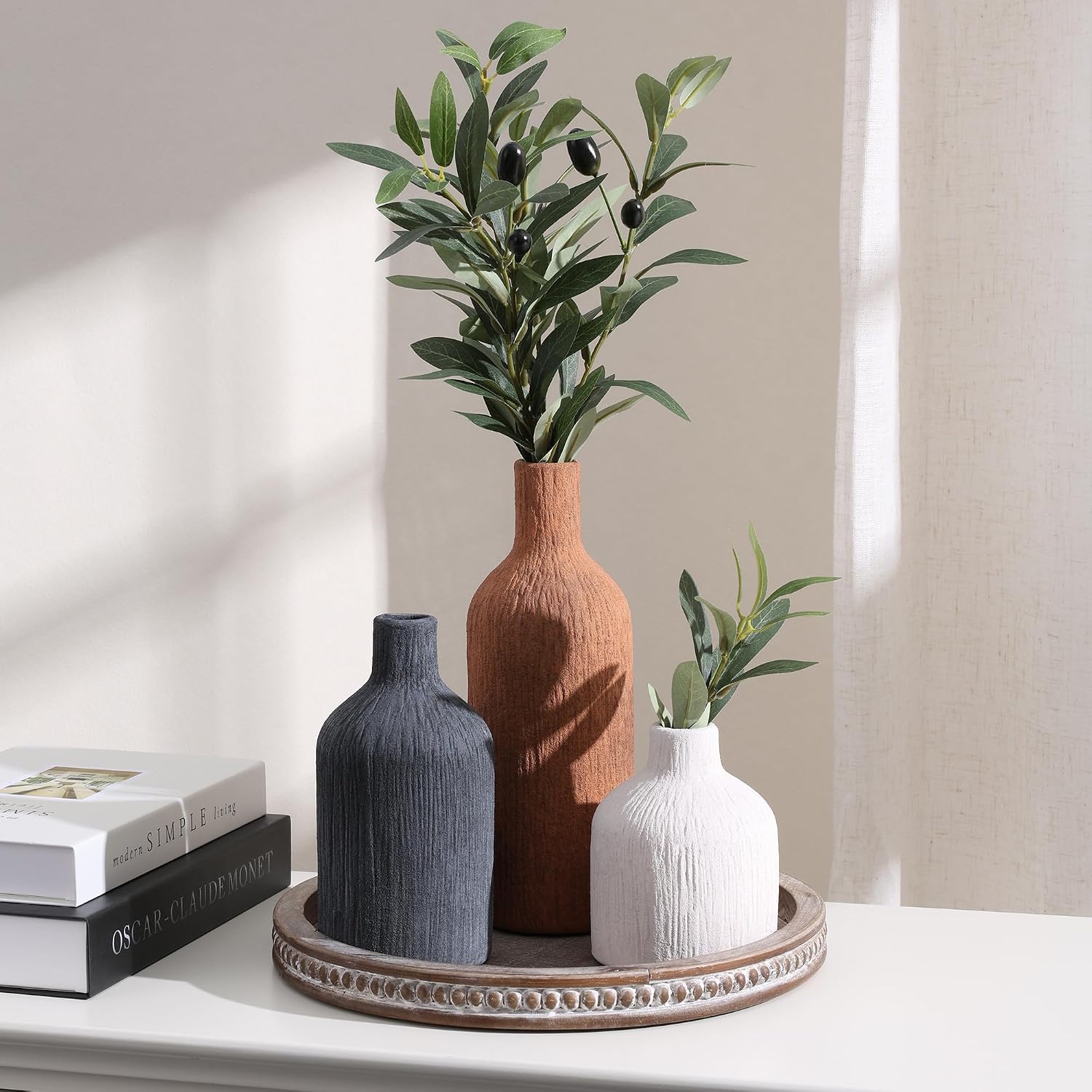 Ceramic Vase Set / G / Set of 3