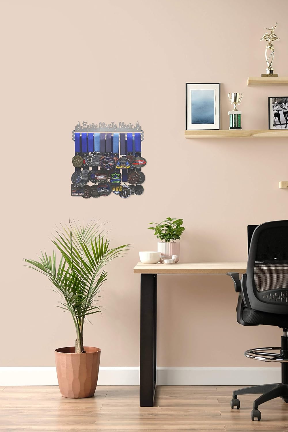 Allied Medal Hangers - Every Mile is Magic (12" Wide with 3 Hang Bars) - Multiple Variations Offered!