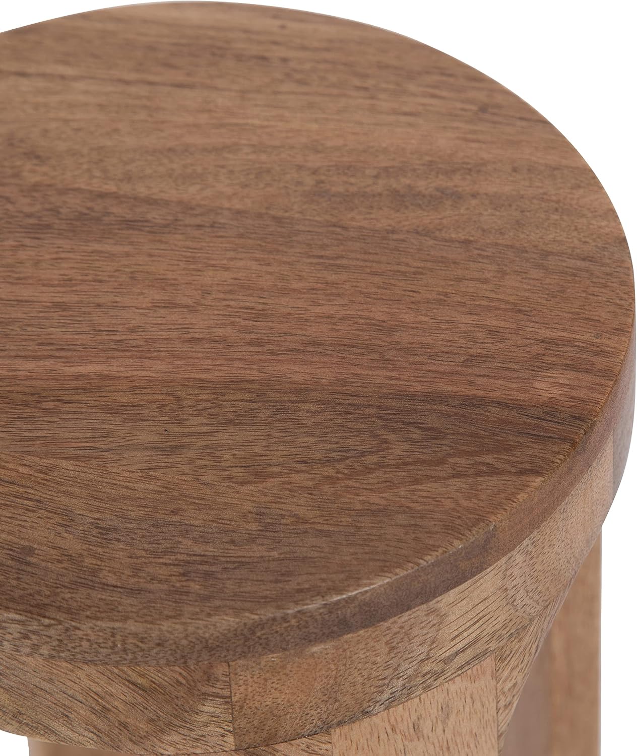 Dahl Wooden Round Drink Table / Natural / 8 x 8 x 23