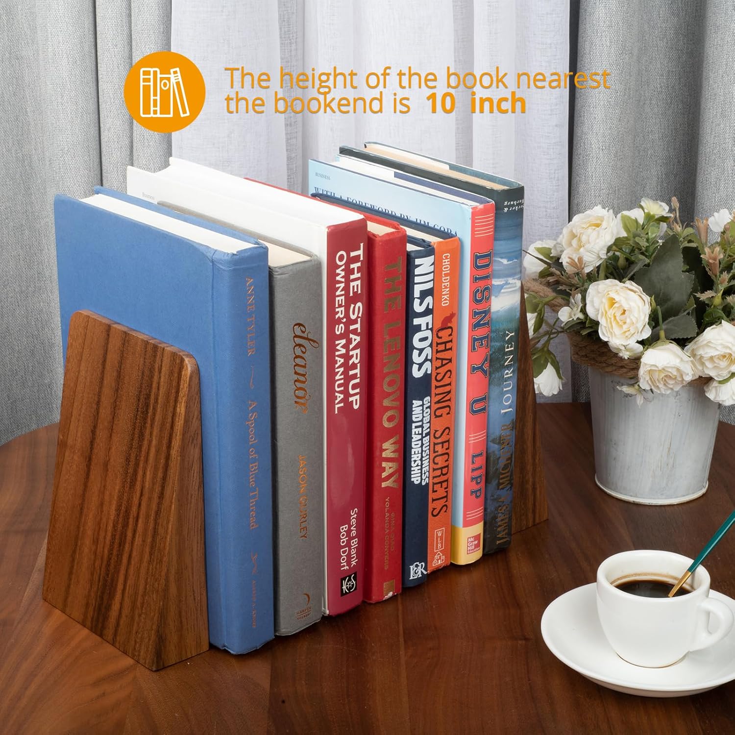 Walnut Book Ends Heavy Duty Handmade Bookends / Large Walnut Wood