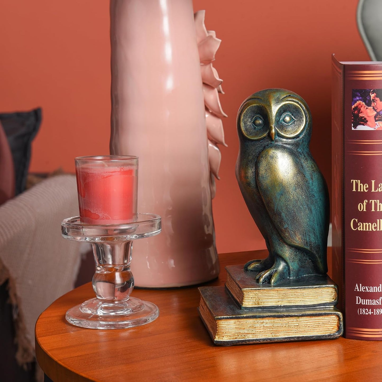 Book Ends / Owl Decorative Bookends Bronze Bird Book Stopper Unique Kids Book Holders / Owl-bronze